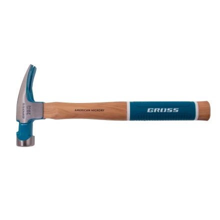 Молоток-гвоздодер,560 г Gross 10419, угол 75, магнит, обрезиненная рукоятка AMERICAN HICKORY купить в Нягани