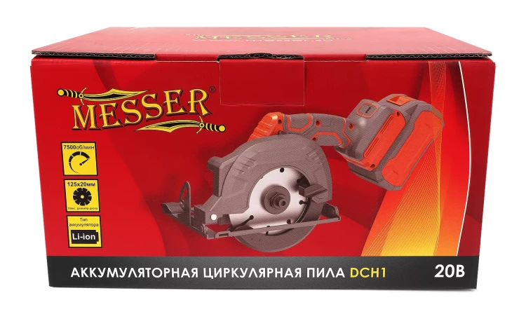Аккумуляторная циркулярная пила MESSER DCH1 125мм 2Ач купить в Нягани