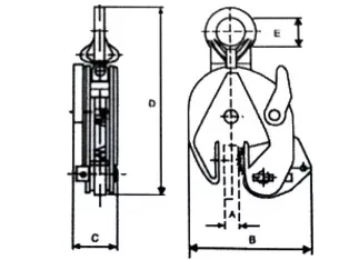 Захват для вертикального подъема листового металла универсальный DSQC-2.0 купить в Нягани