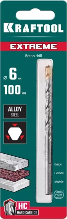 Сверла по бетону EXTREME Оберон 29166-100-06 купить в Нягани