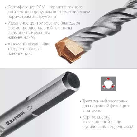 Сверла по бетону EXTREME Оберон 29166-100-06 купить в Нягани