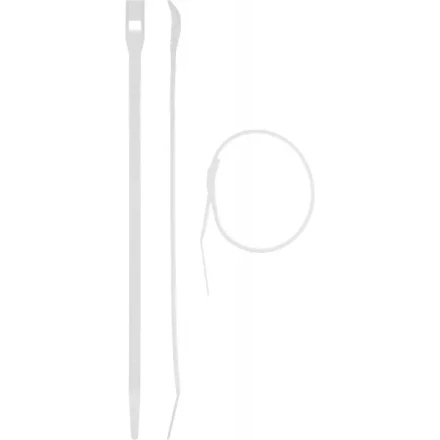 Кабельные стяжки белые КОБРА, с плоским замком, 7.6 х 280 мм, 10 шт, нейлоновые, ЗУБР 30930-76-280 купить в Нягани