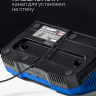 ЗУБР Turbo CHARGE, 20 В, 2 порта, 2 х 9 А, зарядное устройство для LMS АКБ, ПРОФЕССИОНАЛ (TC-20-2) купить в Нягани