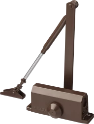 Доводчик дверной ЗУБР "ПРОФЕССИОНАЛ" для дверей массой до 40 кг цвет коричневый 37912-50