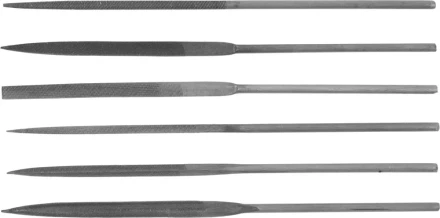 Набор DEXX: Надфили, улучшенная инструментальная сталь У10, 6шт 1604-H6 купить в Нягани