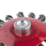 Кордщетка HAMMER тарелка 115мм для УШМ витая сталь (207-112) купить в Нягани