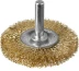ЗУБР &quot;ПРОФЕССИОНАЛ&quot;. Щетка дисковая для дрели, витая латунированная стальная проволока 0,3мм, 50мм 3520-050_z02 купить в Нягани