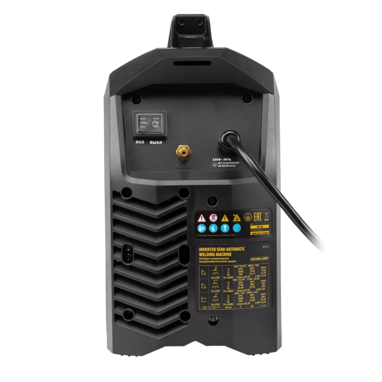 Аппарат инвертор. полуавтомат. сварки MultiMIG-200DP Synergy Double Pulse, 200 А, ПВ 80%// Denzel 94313 купить в Нягани