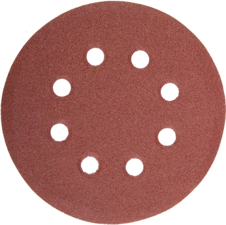Круг шлифовальный универсальный STAYER &quot;MASTER&quot; из абразивной бумаги на велкро основе, 8 отверстий, Р120, 115мм, 5шт 35450-115-120 купить в Нягани