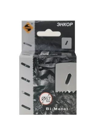 Коронка Bi-Metal Ф67 мм М3 Энкор 24167 купить в Нягани
