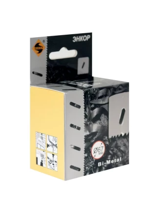 Коронка Bi-Metal Ф67 мм М3 Энкор 24167 купить в Нягани