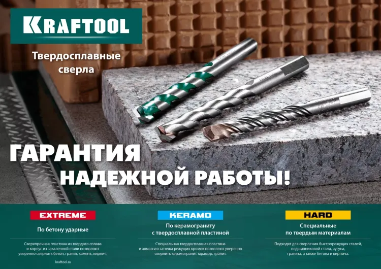 Наборы сверл по керамограниту KERAMO 29175-H5 купить в Нягани