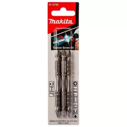 Биты Makita PZ2 85мм 3шт, 2-х сторонние (B-12790) купить в Нягани