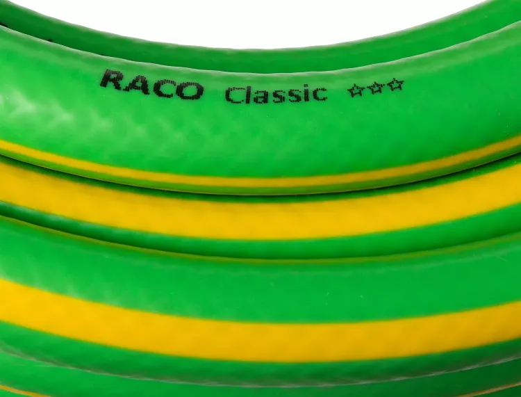 Шланг RACO CLASSIC поливочный, 20атм., армированный, 3-х слойный, 3/4"х25м 40306-3/4-25_z01 купить в Нягани
