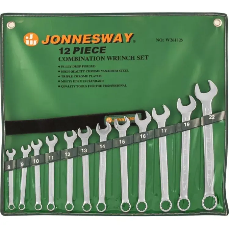 Набор ключей комбинированных 8-22мм 12предметов Jonnesway W26112S 47355 купить в Нягани