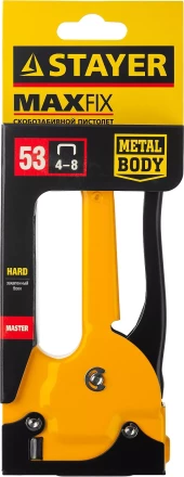 Степлер &quot;B 53&quot;, металлический корпус, для тонкой скобы тип 53 (4-8 мм), STAYER Master 3145_z01 купить в Нягани