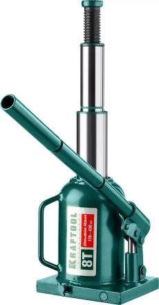 Домкрат гидравлический бутылочный &quot;Double Ram&quot;, сварной, телескопический, 8т, 170-430мм, KRAFTOOL 43463-8 43463-8 купить в Нягани