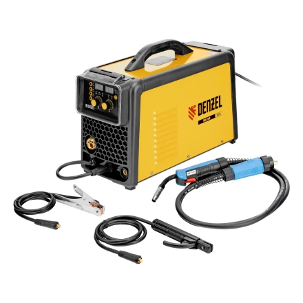 Аппарат инвертор. полуавтомат. сварки  MIG-160, 160 А, ПВ 60%, катушка 5 кг// Denzel 94309 купить в Нягани