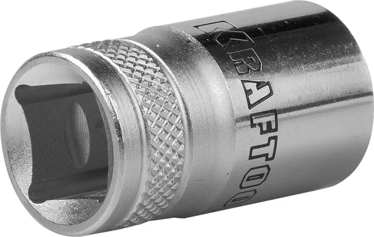 Торцовая головка KRAFTOOL "INDUSTRIE QUALITAT", Cr-V, SUPER-LOCK, хромосатинированная, 1/2", 15 мм 27801-15_z01 купить в Нягани