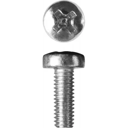 Винт ЗУБР &quot;МАСТЕР&quot; DIN 7985, класс прочности 4.8, оцинкованный, M3x10мм, 5кг 303150-03-010 купить в Нягани
