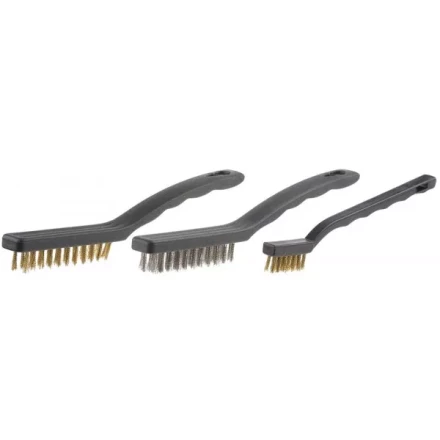 Набор STAYER Щетки &quot;MASTER&quot; стальные с пластмассовой ручкой, 3шт 3515-H3 купить в Нягани