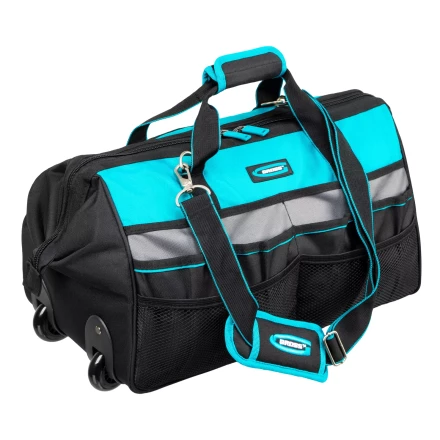 Сумка для инструмента Gross 90276, 500х280х290мм, выдвижная рукоятка, колеса, наплечный ремень купить в Нягани