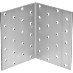 Крепежный угол ЗУБР "МАСТЕР" равносторонний, 100х80х80мм, 20шт 310205-100-080