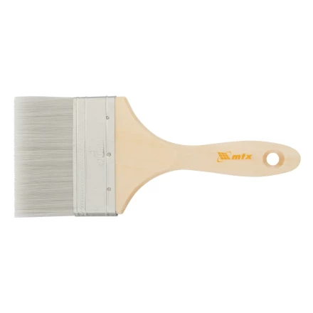 Кисть плоская для лаков &quot;Евро&quot; 4&quot;, искусственная щетина, деревянная ручка Matrix 83090 купить в Нягани