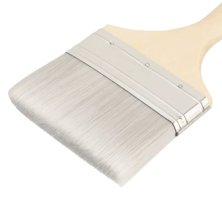 Кисть плоская для лаков &quot;Евро&quot; 4&quot;, искусственная щетина, деревянная ручка Matrix 83090 купить в Нягани