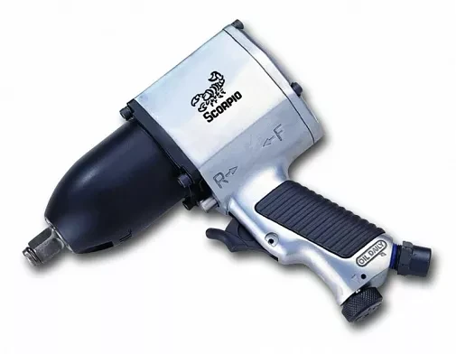 Пневмогайковерт SCORPIO YU-1200P 1/2” 62 кг/м, 2,4 кг, 340 л/мин  New Pin Clutch купить в Нягани