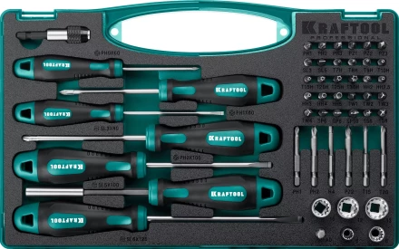 Набор: отвертки X-Drive с кованым хромомолибденованадиевым стержнем SlimFit, ситема насечек NSS, двухкомпонентная рукоятка 25815 купить в Нягани