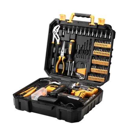 Дрель аккумуляторная DEKO DKCD20FU-Li, 063-4135 + набор 195 аксессуаров купить в Нягани