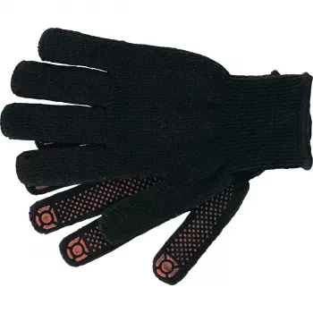 Перчатки вязаные хлопкоэфирные плюшевые, ПВХ &quot;точка&quot;, 7 кл., 55 гр. СИБРТЕХ Россия 67769 купить в Нягани