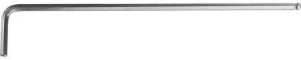 Ключ KRAFTOOL &quot;INDUSTRIE&quot; имбусовый, длинный c шариком, Cr-Mo, хромосатинированное покрытие, HEX 3 27437-3 купить в Нягани
