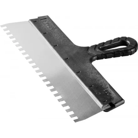 Шпатель ЗУБР &quot;МАСТЕР&quot; ФАСАДНЫЙ, нержавеющее полотно, 350мм, зуб 8х8мм 10078-35-08 купить в Нягани