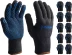 ЗУБР МАСТЕР, L-XL, полушерстяные перчатки с точечным ПВХ покрытием, утеплённые, противоскользящие, 7 класс, 10 пар (11462-H10) купить в Нягани