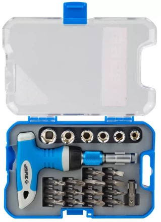 Набор ЗУБР &quot;ЭКСПЕРТ&quot; Отвертка реверсивная с пистолетной двухкомпонетной рукояткой; Cr-V биты, 22 предмета 25412-H22 купить в Нягани