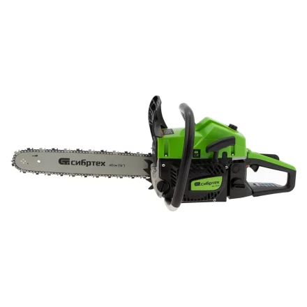 Пила цепная бензиновая БП-4540, 45 см3, шина 40 см, шаг 0.325, паз 1,5 мм, 64 звена Сибртех 95208 купить в Нягани