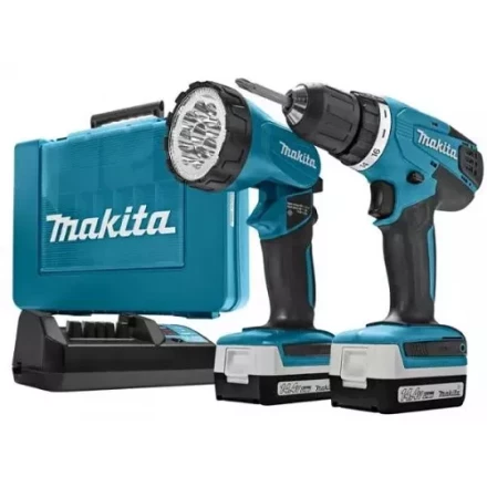 Дрель-шуруповерт аккумуляторная Makita DF347DWLE купить в Нягани