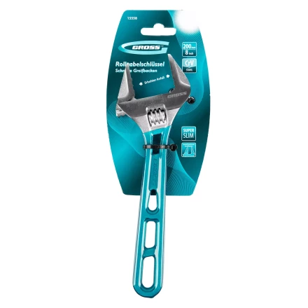Ключ разводной 200 мм Gross 15558, CrV, облегченный купить в Нягани