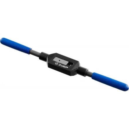 Метчикодержатель №2, с регулируемыми вкладышами, сталь 45, для метчиков - M4-M12, общая длина - 285 мм, ЗУБР Профессионал 28232-2 купить в Нягани