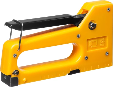 Степлер &quot;A 53&quot;, пластиковый корпус, для тонкой скобы тип 53 (4-8 мм), STAYER Master 3140_z01 купить в Нягани