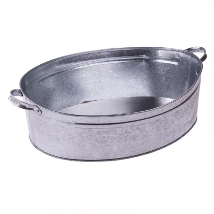 Таз оцинкованный овальный 23 литров Россия 67587 купить в Нягани