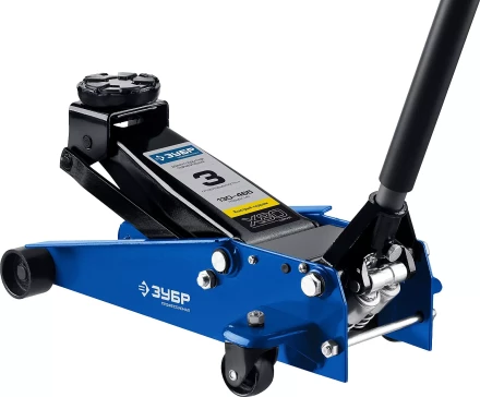 Домкрат гидравлический подкатной X80, 3т, 130-465мм, ЗУБР Профессионал 43050-3 43050-3_z01 купить в Нягани