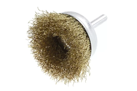 Кордщетка HAMMER чаша 50мм для дрели гофрированная латунированная сталь (207-201) купить в Нягани