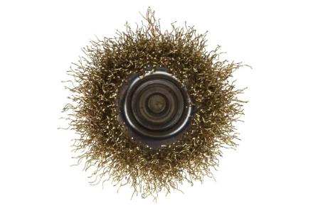 Кордщетка HAMMER чаша 50мм для дрели гофрированная латунированная сталь (207-201) купить в Нягани