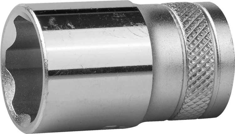 Торцовая головка KRAFTOOL "INDUSTRIE QUALITAT", Cr-V, SUPER-LOCK, хромосатинированная, 1/2", 17 мм 27801-17_z01 купить в Нягани
