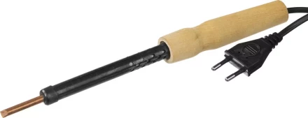 Электропаяльник с деревянной рукояткой, 40Вт 55407-40 купить в Нягани