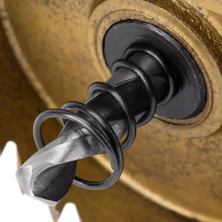 Коронка по металлу HSS, 55 мм, нитридтитановое покрытие Denzel 724118 купить в Нягани