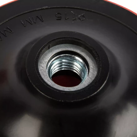 Насадка для дрели и УШМ с липучкой, 115 мм, с адаптером c М14 на d8 Сибртех 76234 купить в Нягани